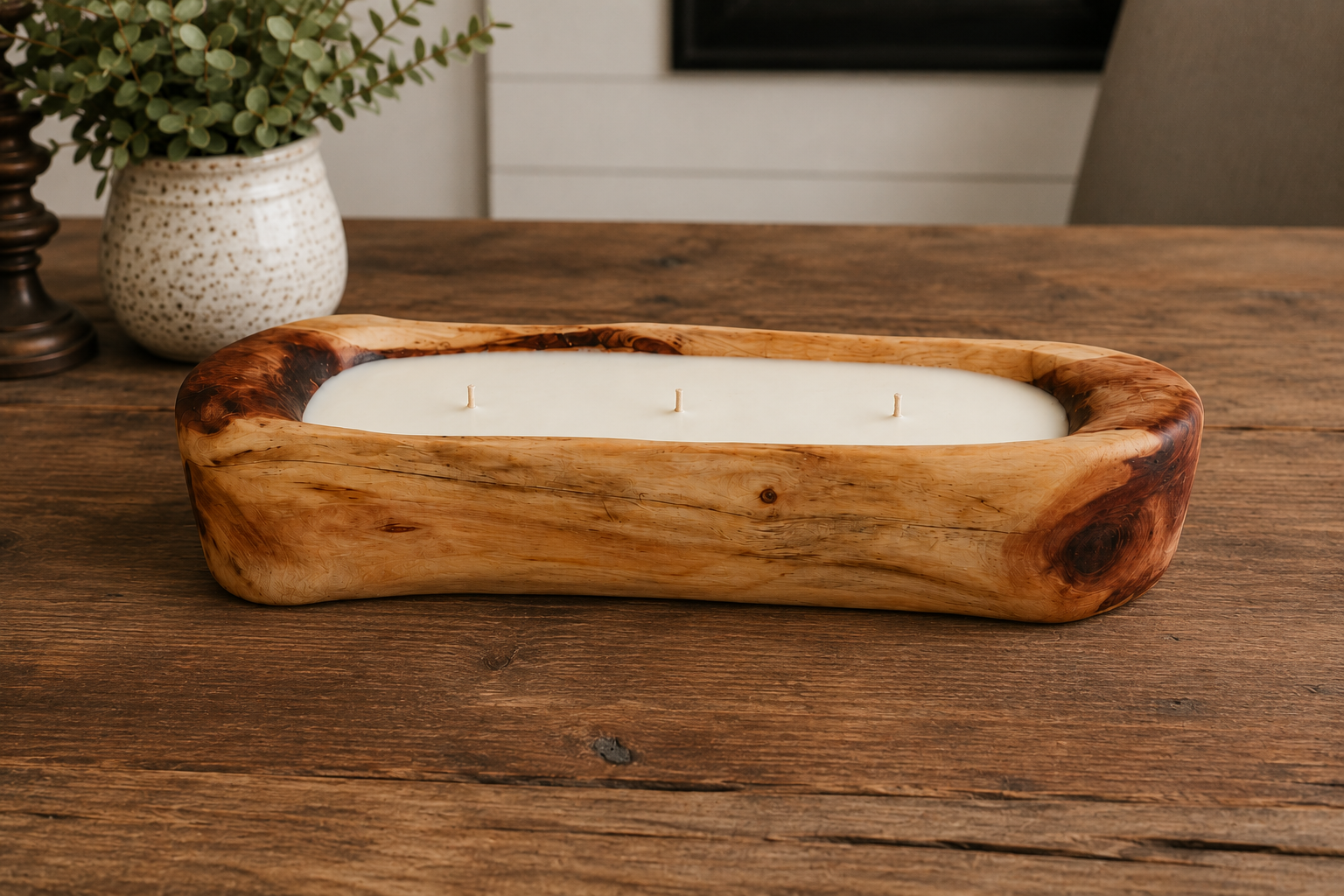 Long Bowl Candle