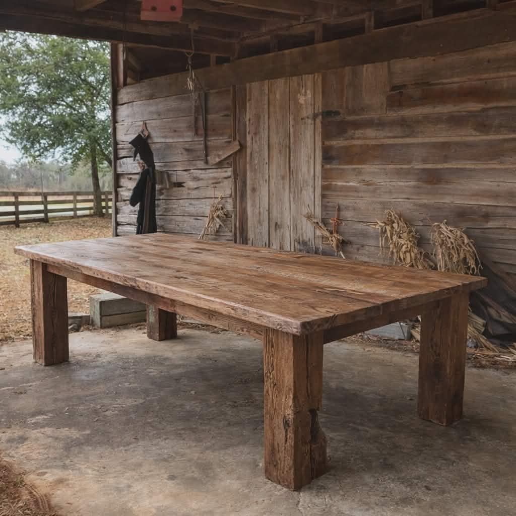 Legacy Beam Dining Table | W² Wood Co.