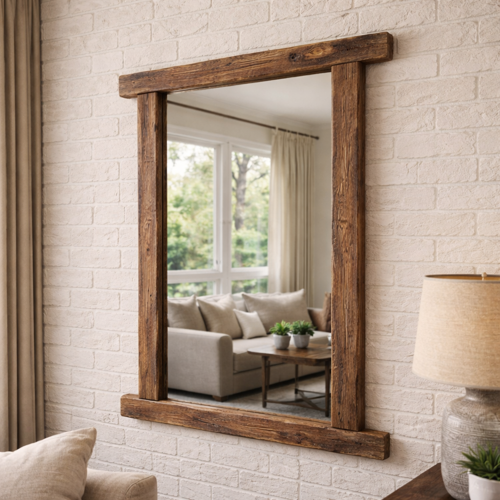 Timber Frame Mirror | W² Wood Co.