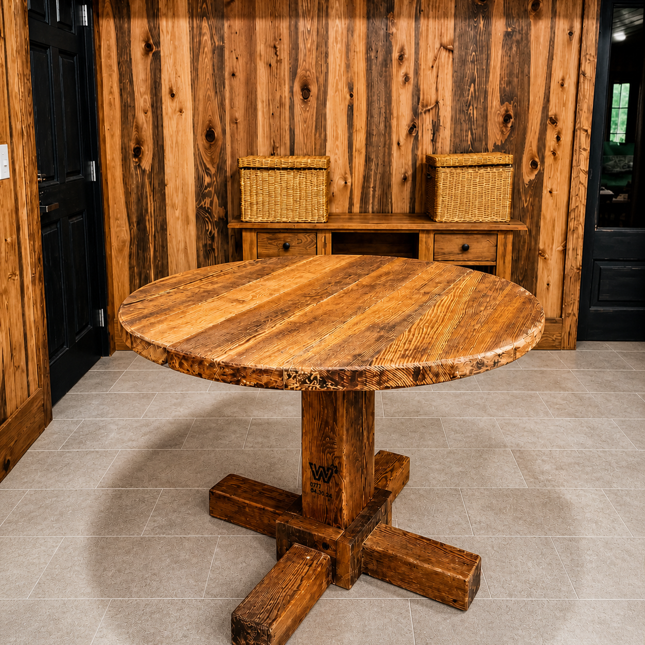 Legacy Timber Round Table | W² Wood Co.