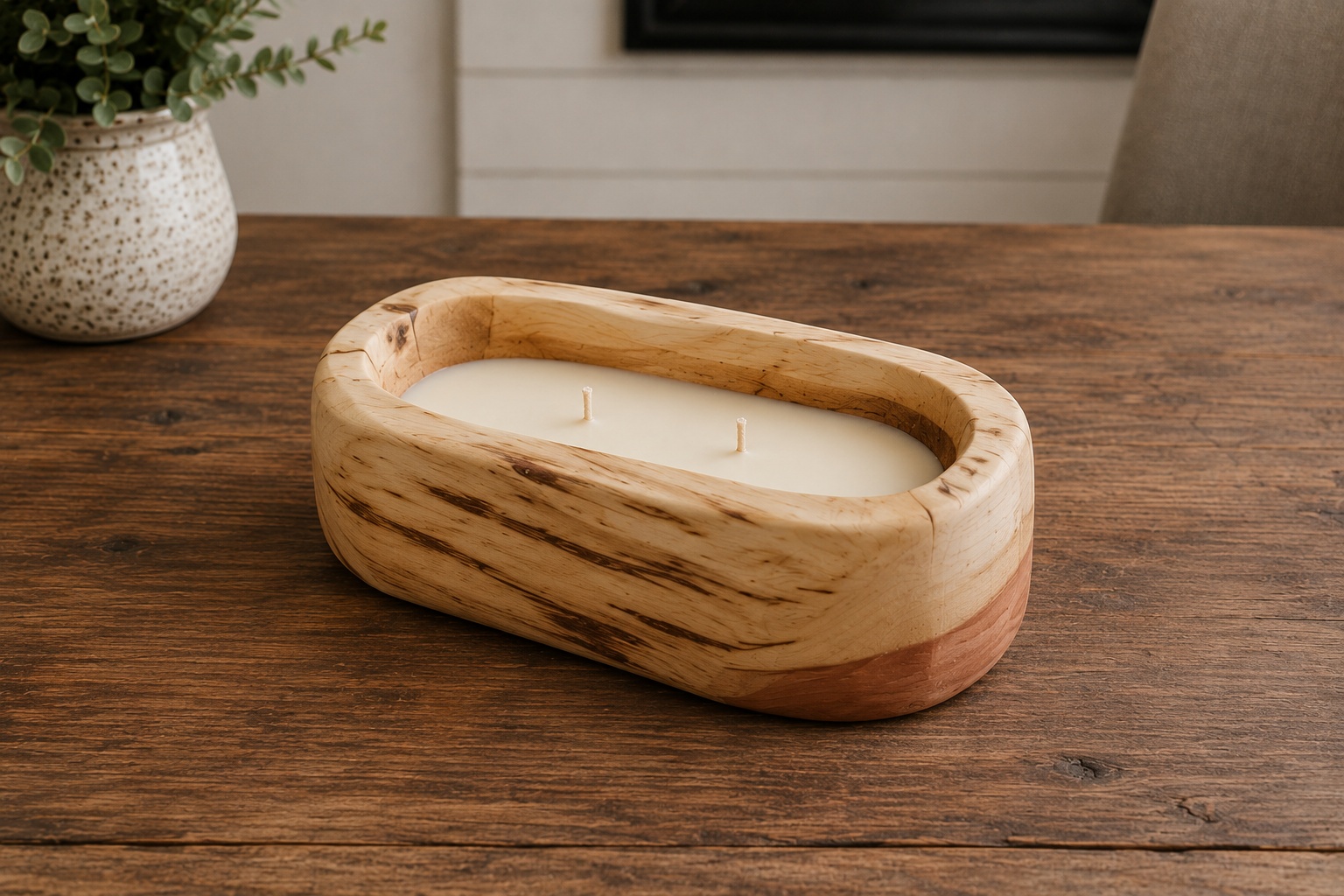 Long Bowl Candle