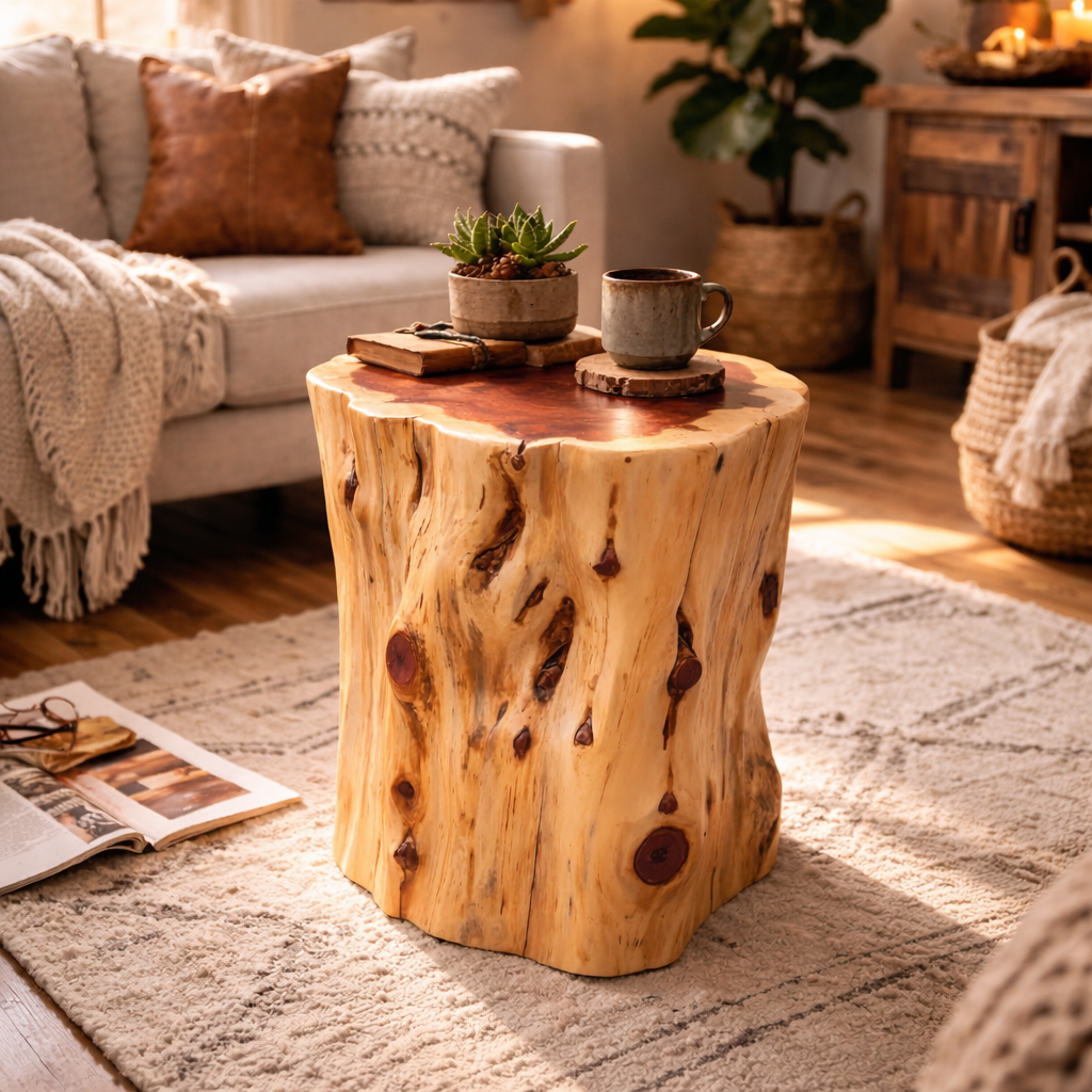 Cedar Legacy Log Table | W² Wood Co.